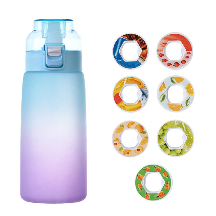 Scent Flavored Water Bottle Leak-Proof Outdoor Sport Water Cup With 7 0 Sugar 0 Calorie Scent Rings