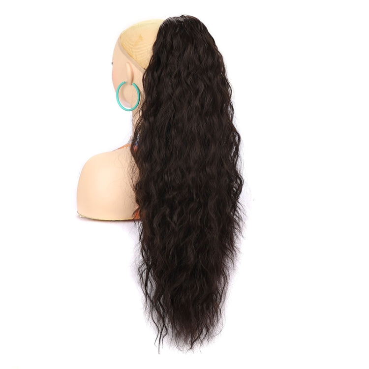 Ladies Extended Woolly Curly Rope Pulling Mesh Ponytail Wig