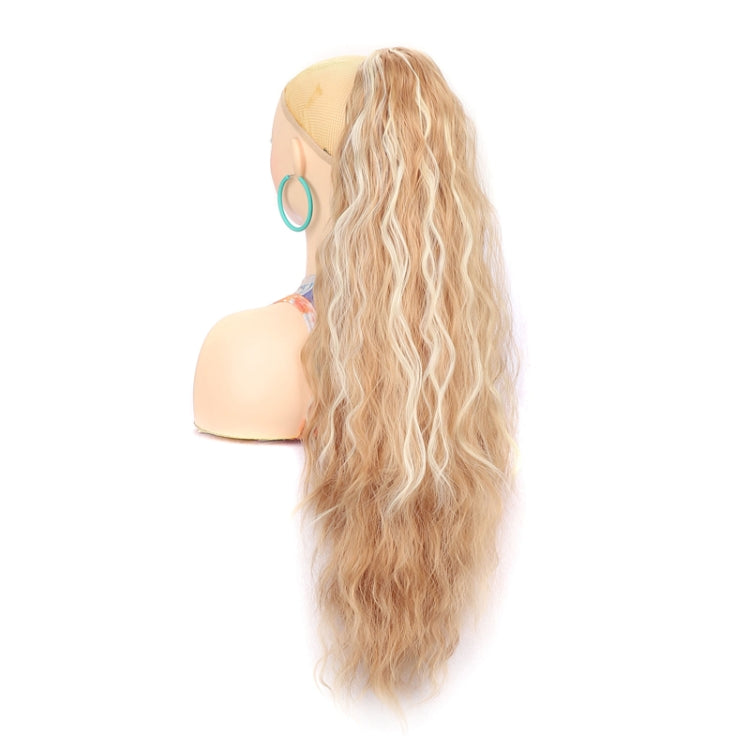 Ladies Extended Woolly Curly Rope Pulling Mesh Ponytail Wig