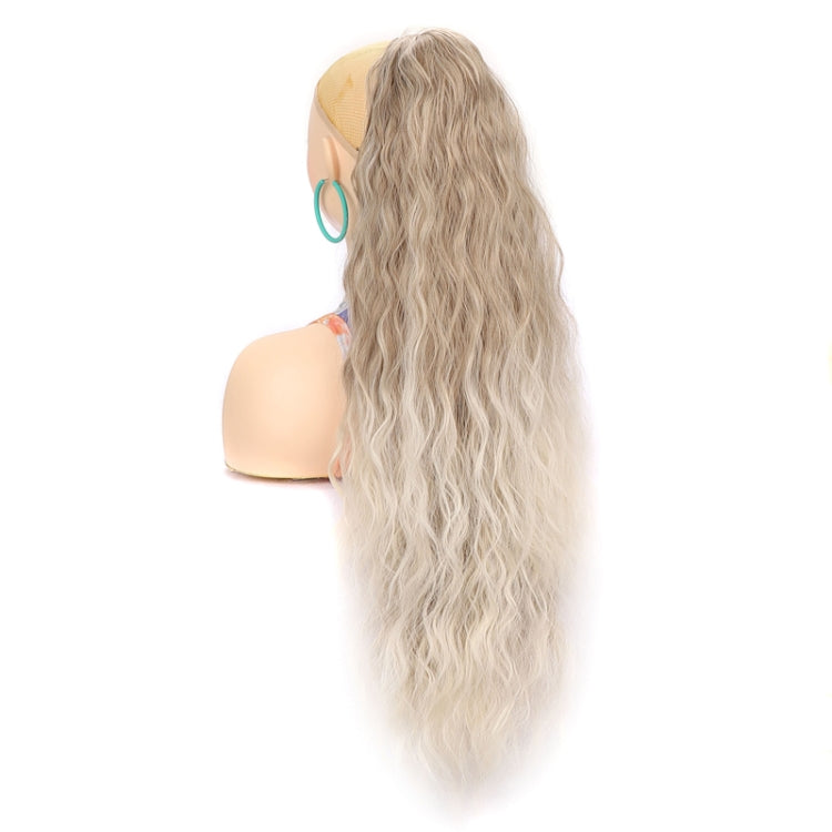 Ladies Extended Woolly Curly Rope Pulling Mesh Ponytail Wig