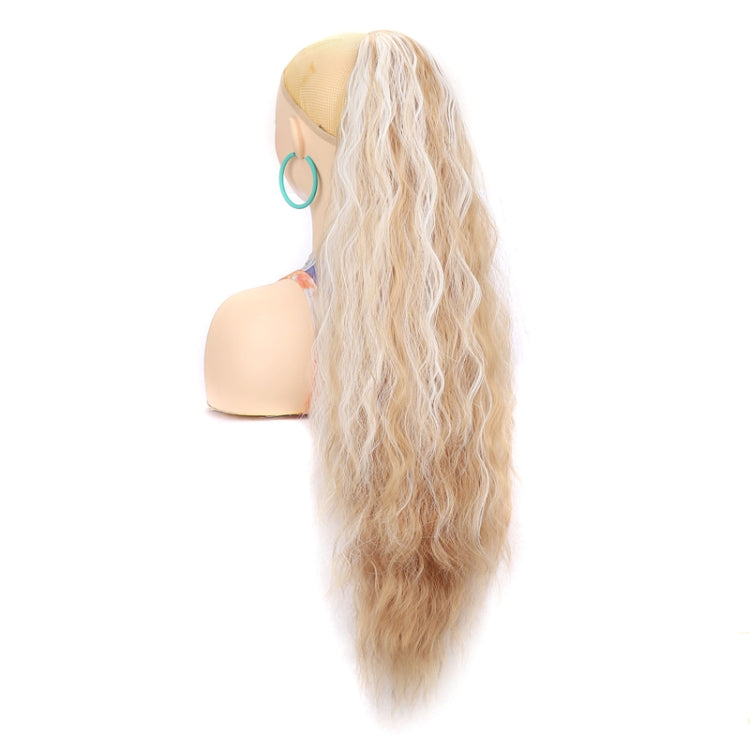 Ladies Extended Woolly Curly Rope Pulling Mesh Ponytail Wig