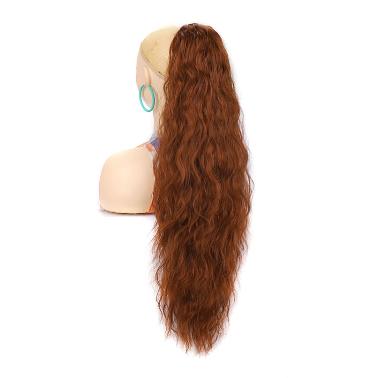 Ladies Extended Woolly Curly Rope Pulling Mesh Ponytail Wig