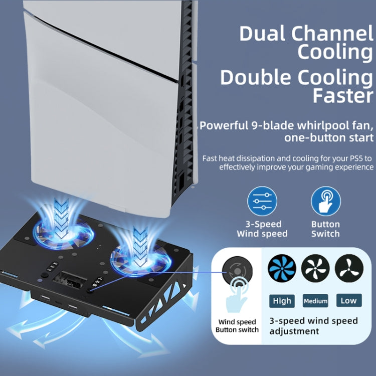 For PS5 Slim / PS5 iplay HBP-545 Wall Mount Charging Bracket