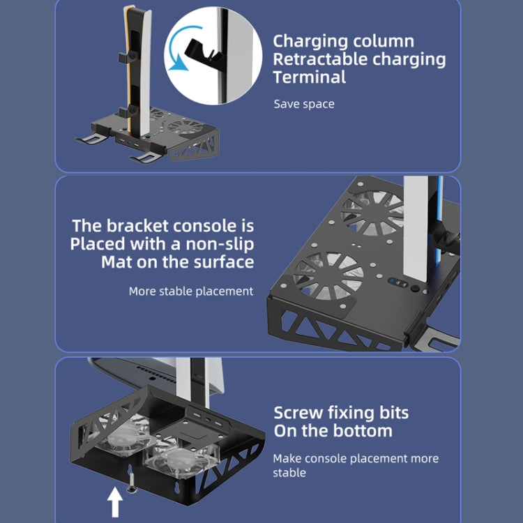 For PS5 Slim / PS5 iplay HBP-545 Wall Mount Charging Bracket