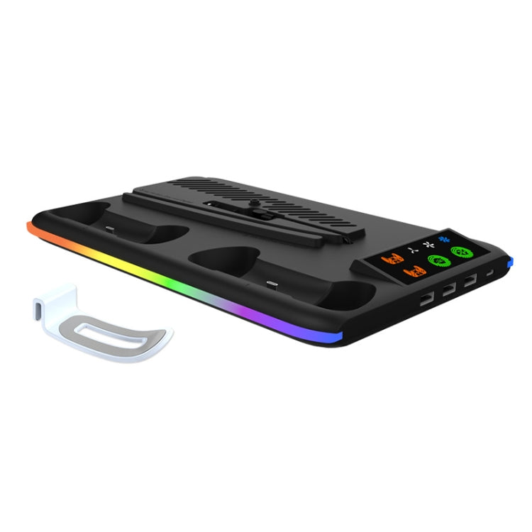 For PS5 Slim / PS5 iplay HA-8008 Cooling Bracket Headphone Organiser Grip Holder Charger