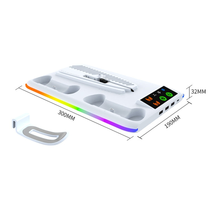 For PS5 Slim / PS5 iplay HA-8008 Cooling Bracket Headphone Organiser Grip Holder Charger