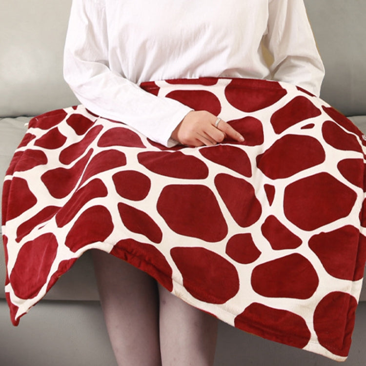 Flannel Deer Pattern Electric Blanket Heating Pad