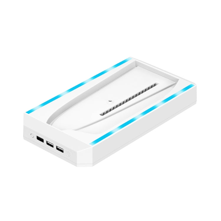 For PS5 Slim Console Wall-mounted Storage Rack With 3 USB2.0 Ports