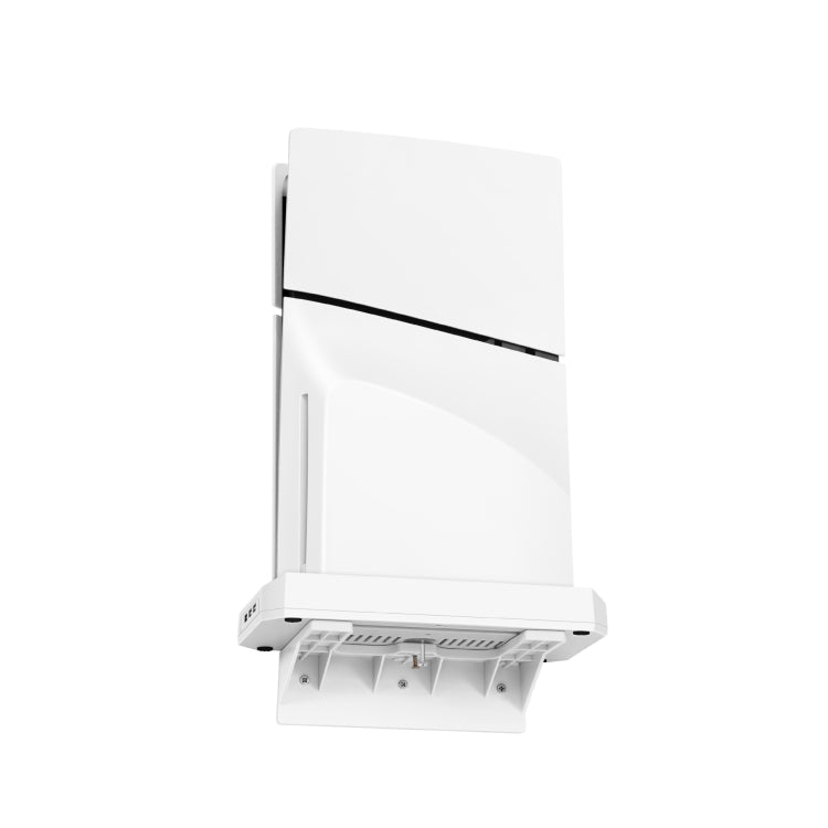For PS5 Slim Console Wall-mounted Storage Rack With 3 USB2.0 Ports