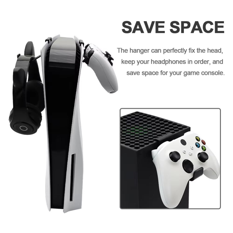 For PS5 / XBOX Series X Controller Earphone Hook Gamepad Holder