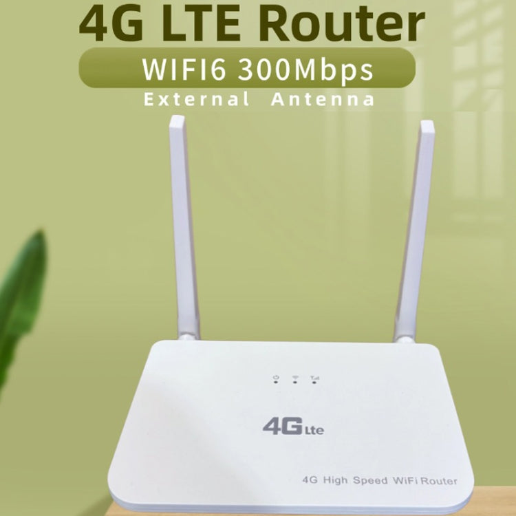 4G CPE Wireless Plug-In Mobile Routing WiFi6 Wire Hotspot, EU Plug