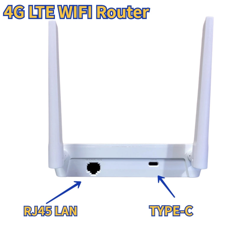 4G CPE Wireless Plug-In Mobile Routing WiFi6 Wire Hotspot, EU Plug
