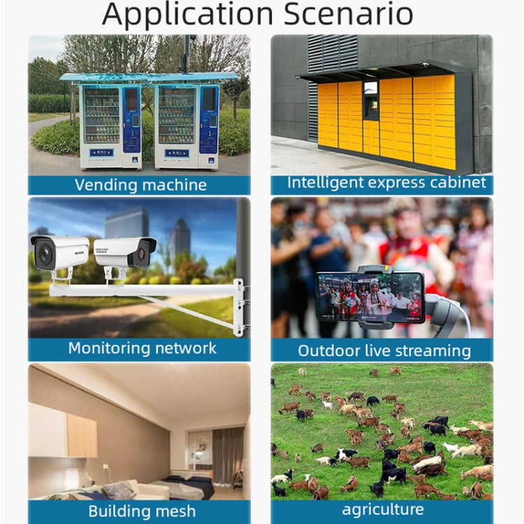 4G CPE Wireless Plug-In Mobile Routing WiFi6 Wire Hotspot, EU Plug