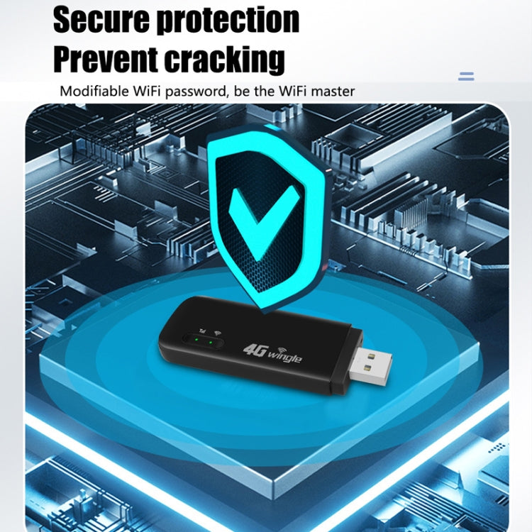 4G WiFi Dongle USB Plug-In Router Mobile Hotspot