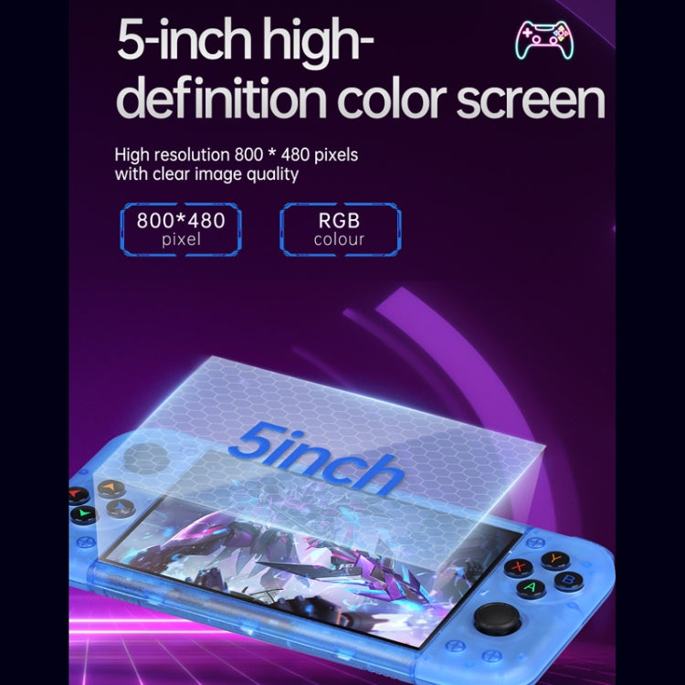 RG50XX 5-Inch Retro Handheld Game Console Linux System Built In 15000+ Games