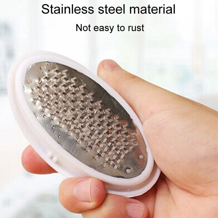 2pcs Egg-Shaped Pedicure Remover Household Callus Trimming Tool