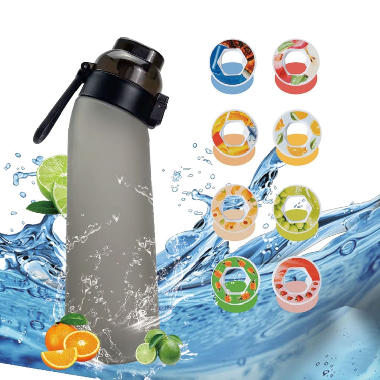 700ml Sports Water Bottle Tritan BPA Free Fruit Scent Water Cup With 8 Fragrance Rings