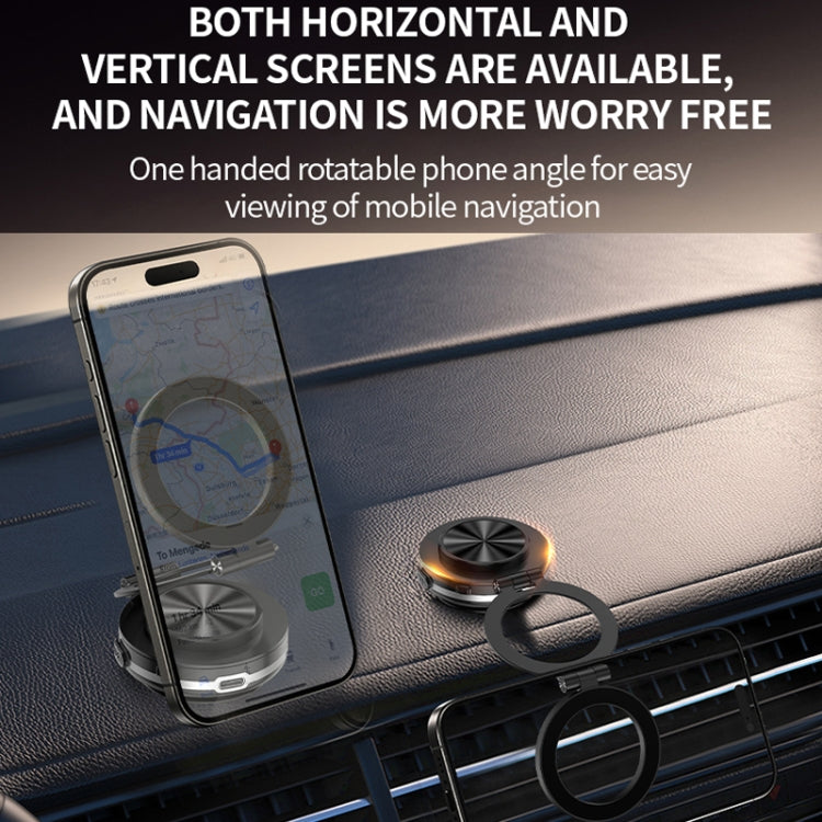 AIMITE C2 Car Vacuum Suction Cup Magnetic Three Axis Linkage Rotatable Cell Phone Holder