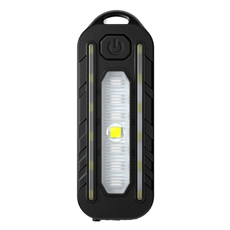 LED Shoulder Flashlight Bike Tail Light Type-C Recharge Outdoor Flashlight With Clip Patrol Safety Warning Lamp