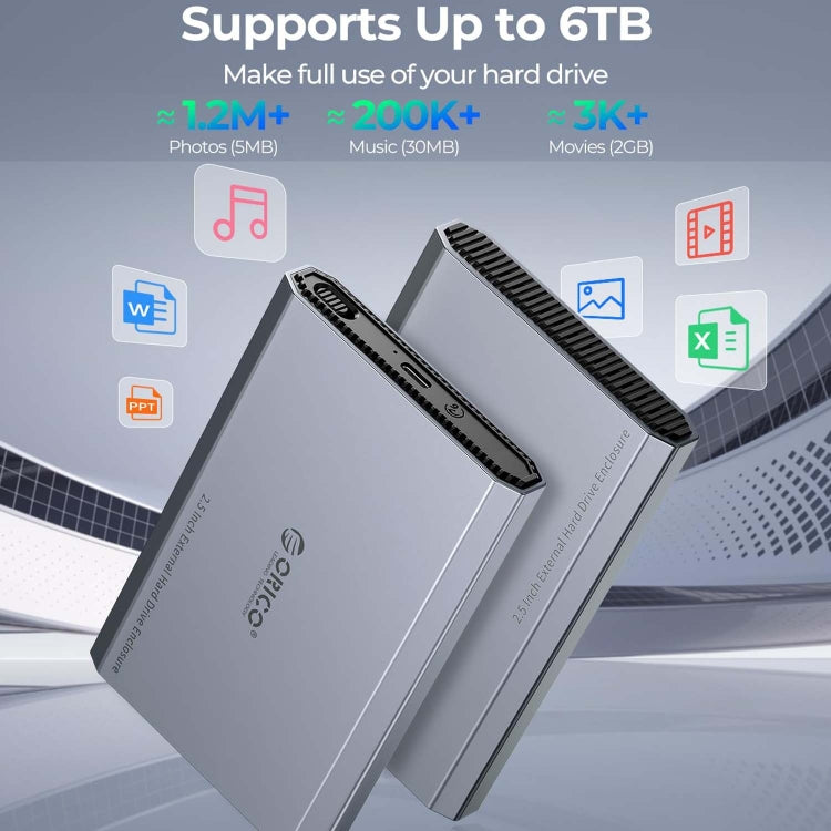 Mobile Hard Drive Case 2.5 inch External Mechanical Solid State SATA Universal