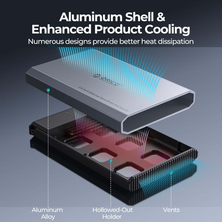 Mobile Hard Drive Case 2.5 inch External Mechanical Solid State SATA Universal