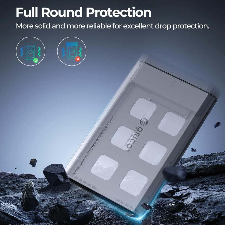 Mobile Hard Drive Case 2.5 inch External Mechanical Solid State SATA Universal