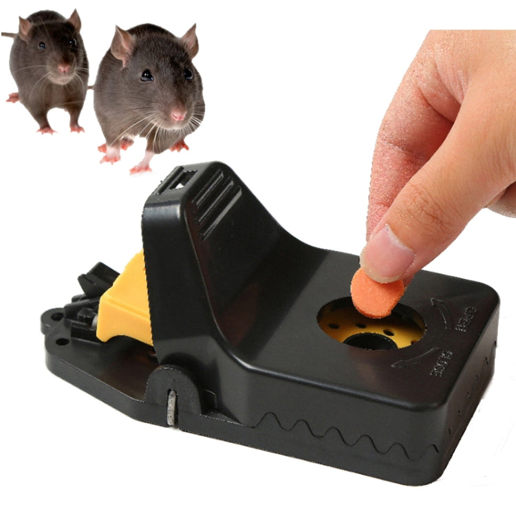 4pcs /Box Plastic Mousetrap Reusable Instant Kill Traps for Mouse Rat
