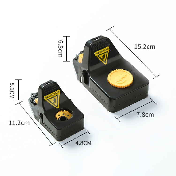 4pcs /Box Plastic Mousetrap Reusable Instant Kill Traps for Mouse Rat