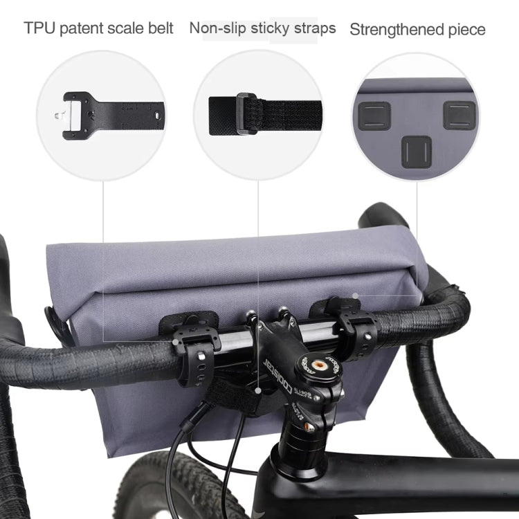 Rhinowalk X20997 4L Fully Waterproof Multifunctional Bicycle Handlebar Bag Cycling Bag