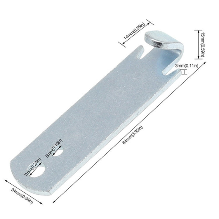 2pcs /Set Wire Twister T-Post Clamp Fence Wire Rope Winder