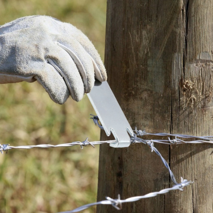 2pcs /Set Wire Twister T-Post Clamp Fence Wire Rope Winder