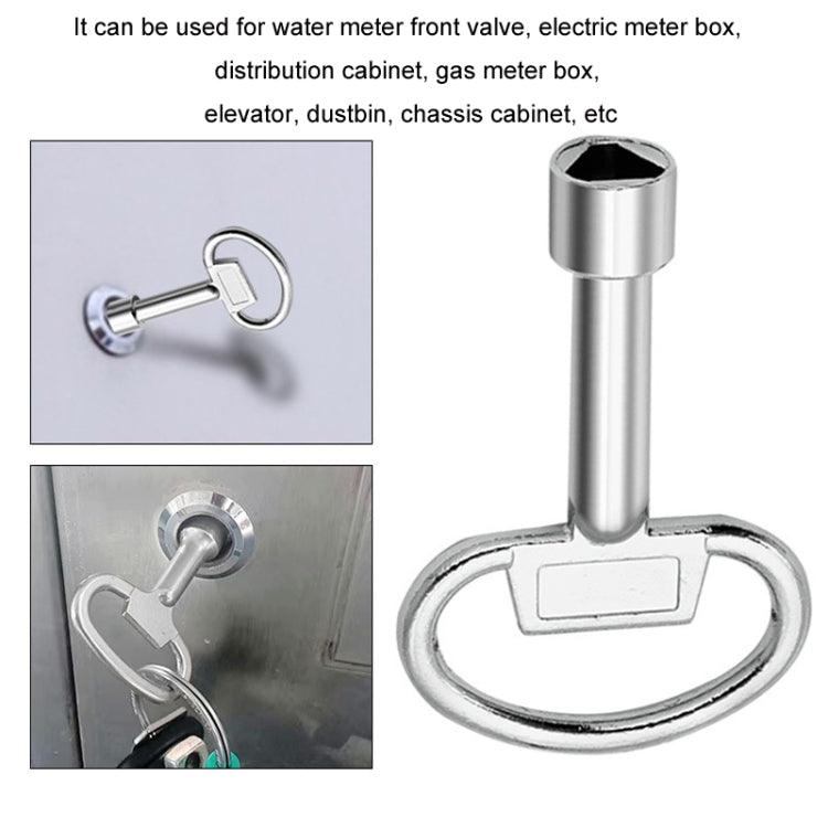 5pcs Water Valve Chassis Triangular Key Wrench