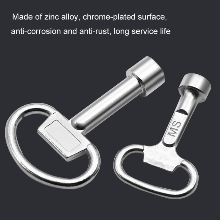 5pcs Water Valve Chassis Triangular Key Wrench