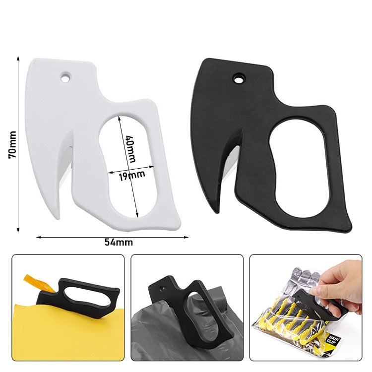 2pcs Multi-purpose Paper Cutting Stainless Steel Blade Letter Opener