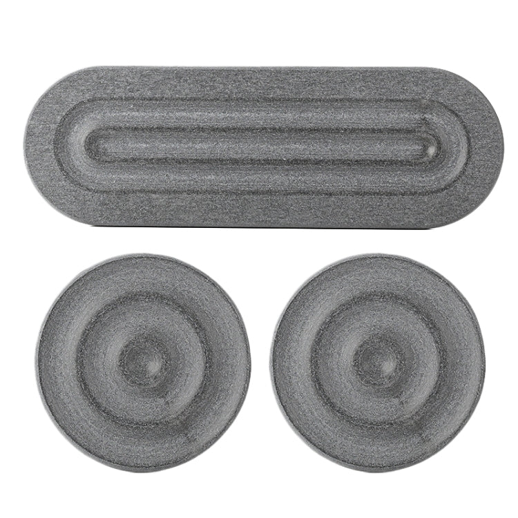 3pcs /Set Bathroom Countertop Absorbent Mat Kitchen Diatomite Drying Mat Faucet Sink Quick Drying Stone Tray