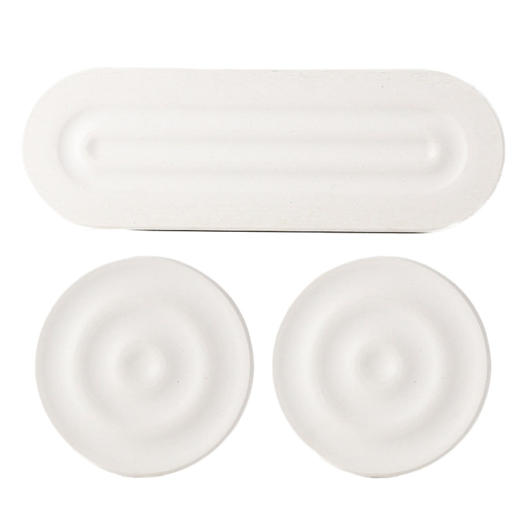 3pcs /Set Bathroom Countertop Absorbent Mat Kitchen Diatomite Drying Mat Faucet Sink Quick Drying Stone Tray