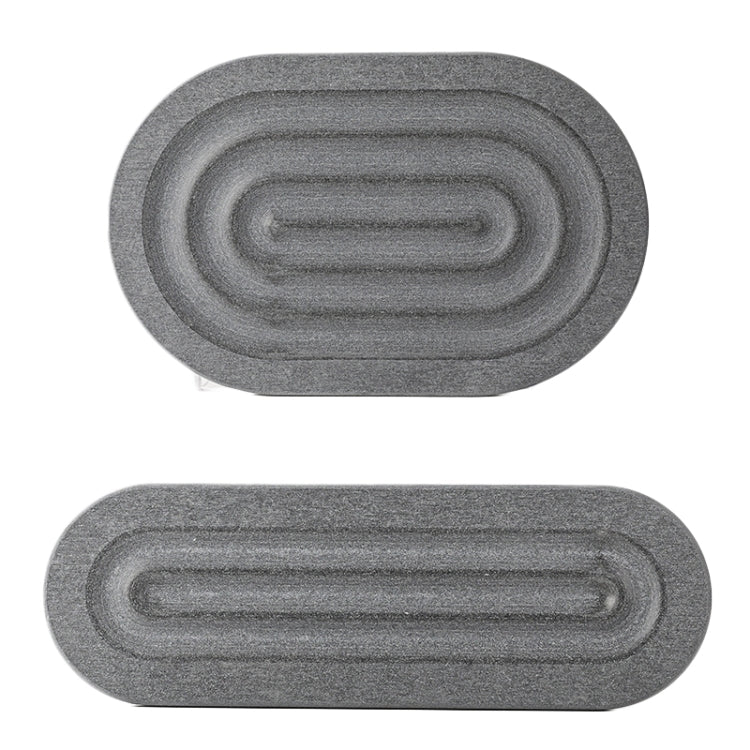 Diatomaceous Earth Countertop Water Absorbing Drying Mat Shelf Bathroom Sink Drainage Mat