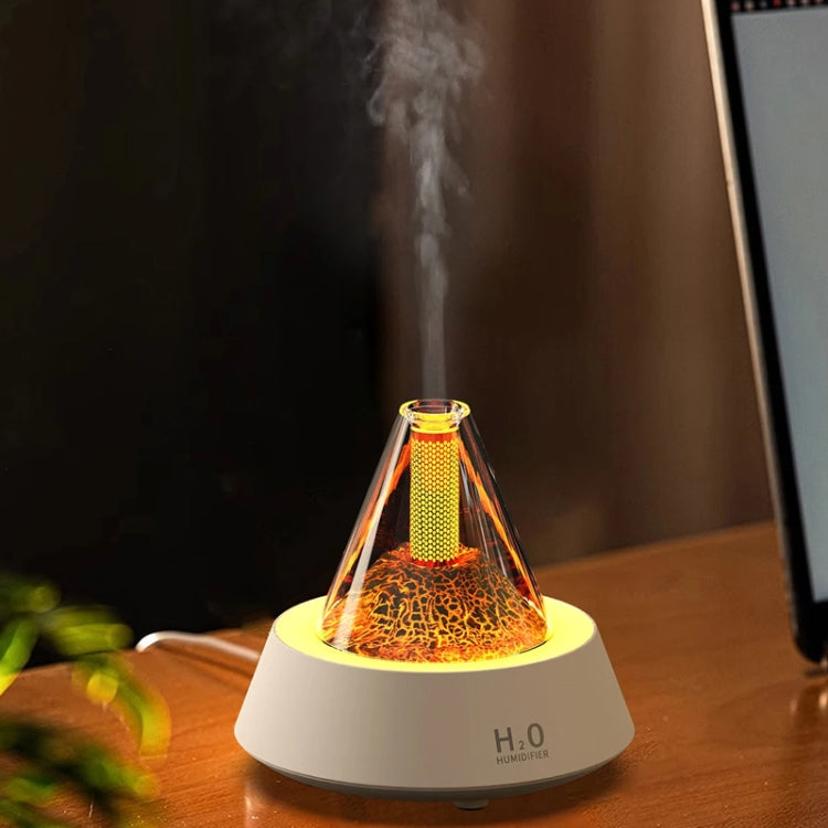 80ml Volcanic Lava Aromatherapy Humidifier With Colorful Lights USB Plug Power