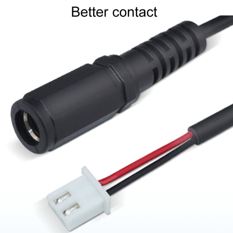 2pcs DC 5.5 X 2.1mm Female To XH2.54 Terminal Motherboard Connection Cable