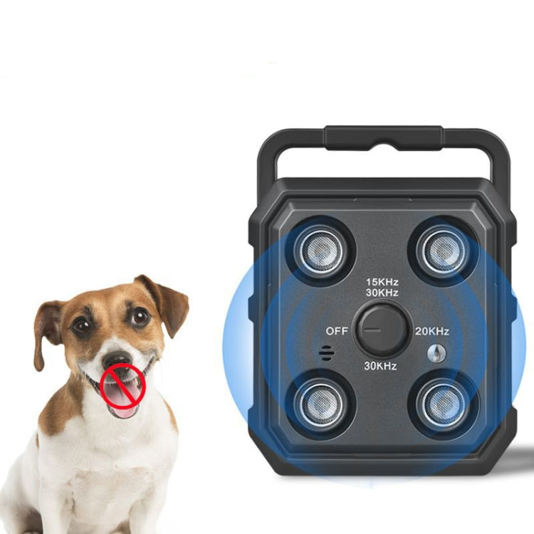 AI Intelligent Recognition Ultrasonic Bark Stopper Portable Dog Training Device Repellent