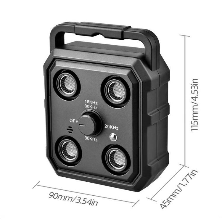 AI Intelligent Recognition Ultrasonic Bark Stopper Portable Dog Training Device Repellent