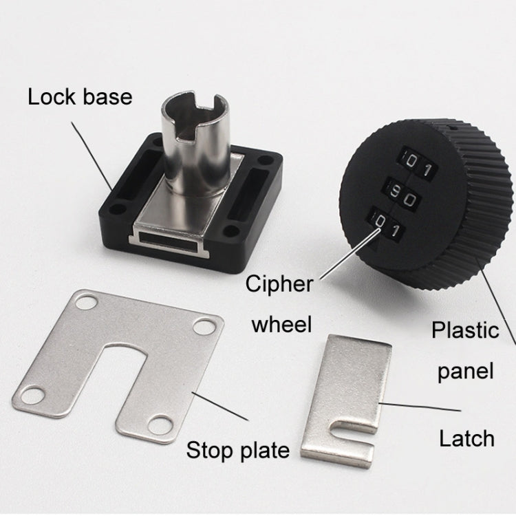 Home Cabinet Desk Drawer Combination Lock Lockers File Security Latches