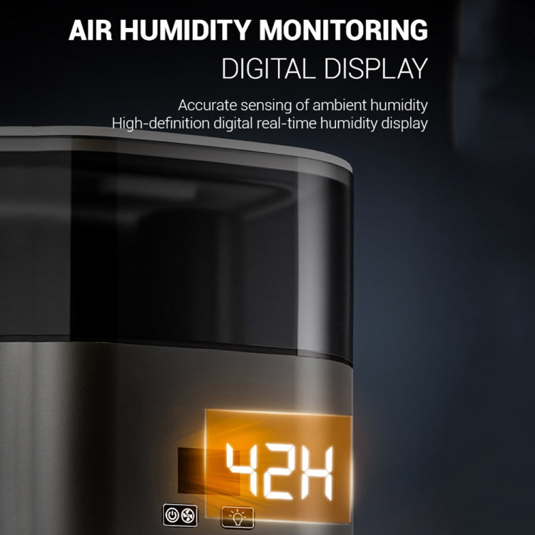 JSQ-58 1.1L large Capacity Digital Display Flame Atomization Humidifier