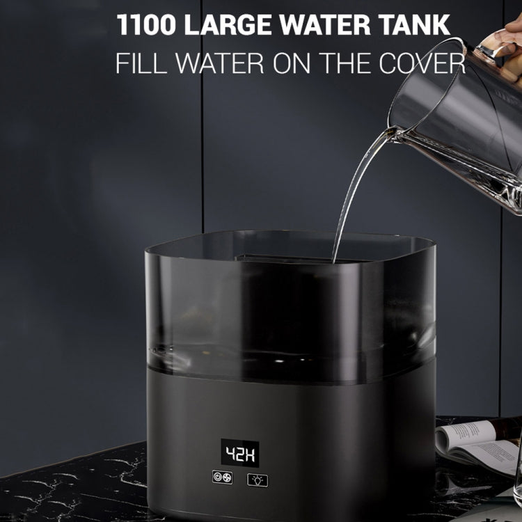 JSQ-58 1.1L large Capacity Digital Display Flame Atomization Humidifier