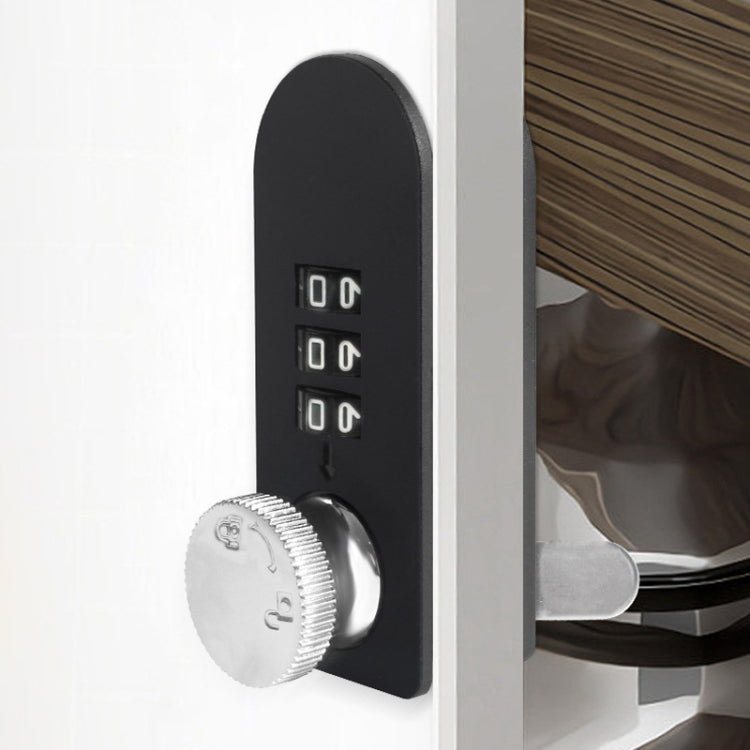 Home Drawer Locker Mechanical Dial And Quarter Turn Combination Lock