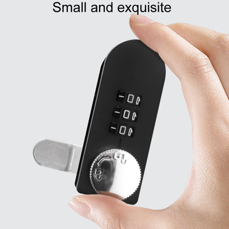 Home Drawer Locker Mechanical Dial And Quarter Turn Combination Lock