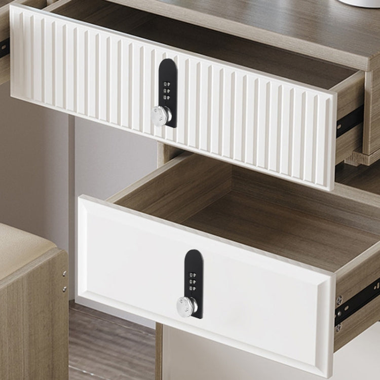 Home Drawer Locker Mechanical Dial And Quarter Turn Combination Lock