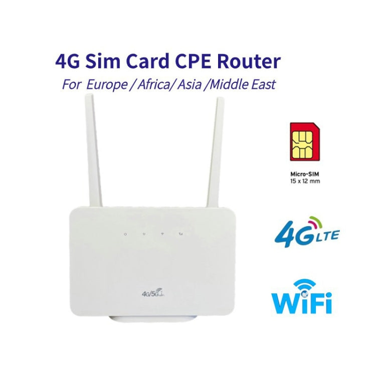 4G CPE Wireless Plug-In Mobile Router Network Cable Mobile WiFi, EU Plug