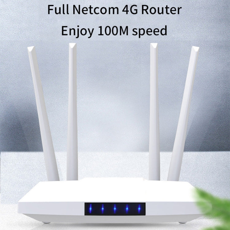4G Wireless SIM Card Router 4G Hotspot Sharing Mobile CPE Full Netcom, EU Plug