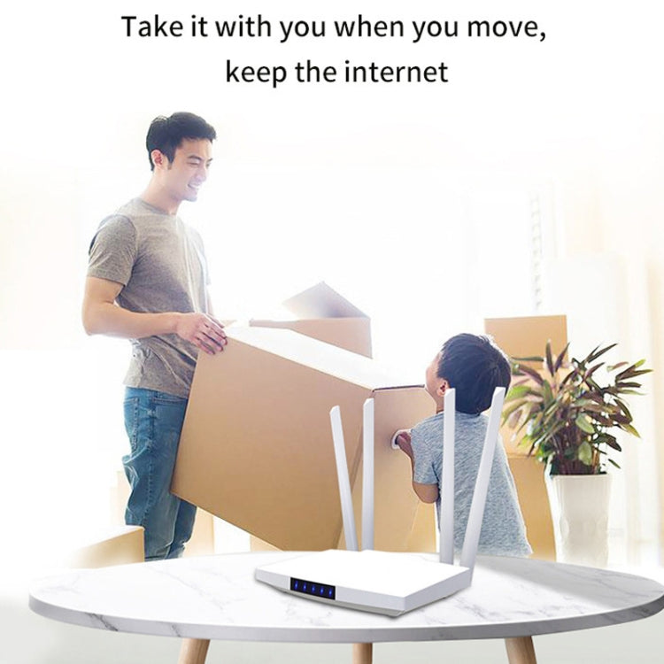 4G Wireless SIM Card Router 4G Hotspot Sharing Mobile CPE Full Netcom, EU Plug